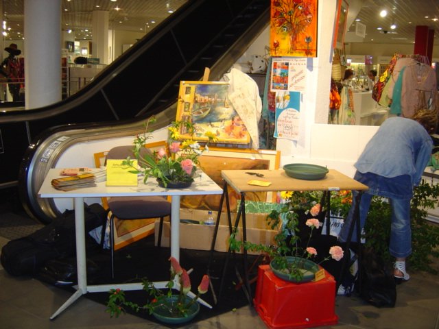 Préparation du stand
